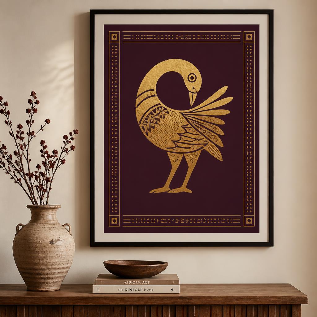 Sankofa Reflection Print