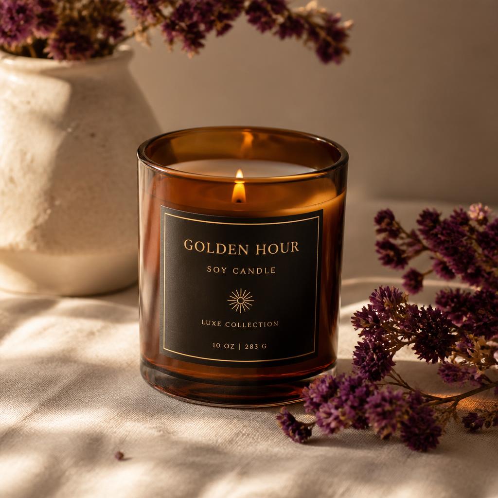 Golden Hour Soy Candle